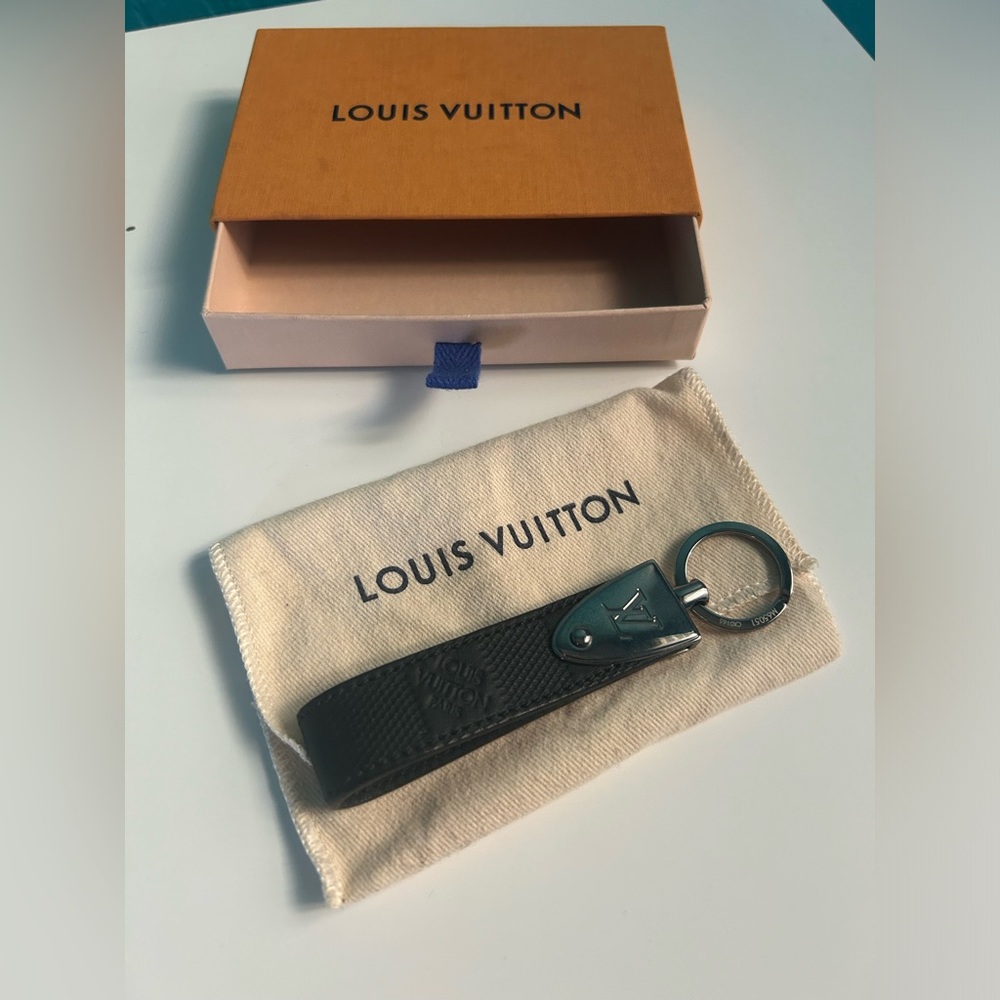 Louis Vuitton Black Graphite Keychain